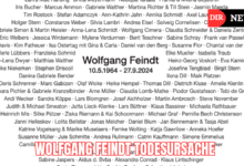 wolfgang feindt todesursache