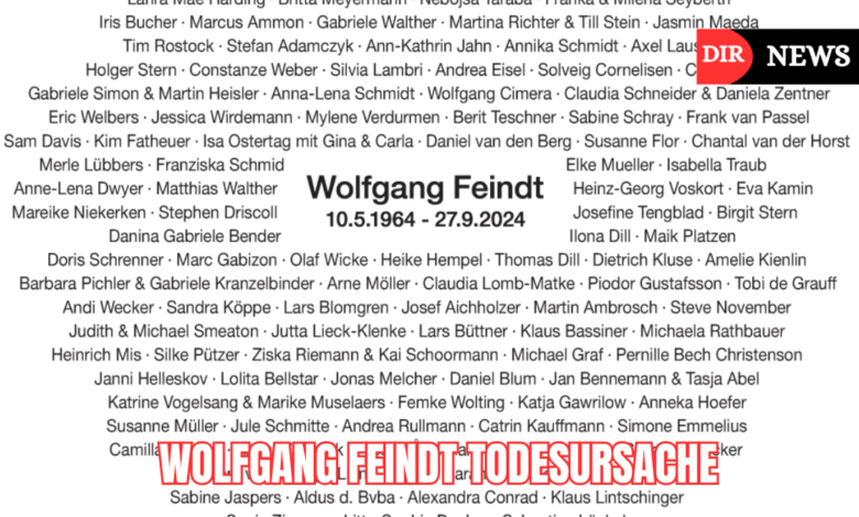 wolfgang feindt todesursache