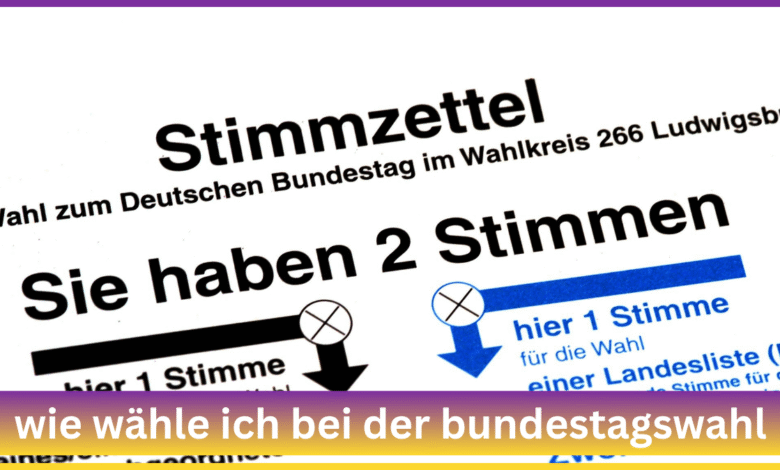wie wähle ich bei der bundestagswahl