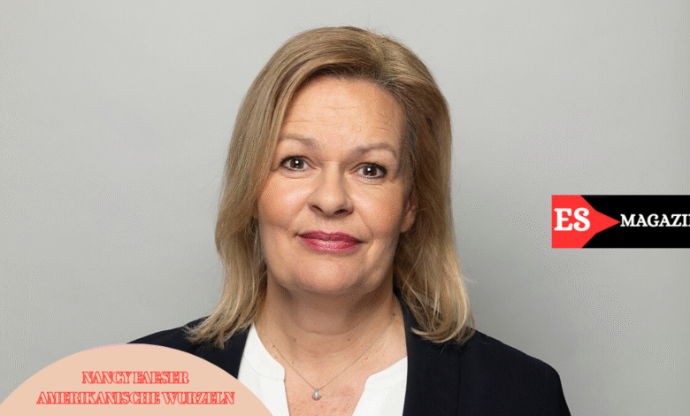 nancy faeser amerikanische wurzeln