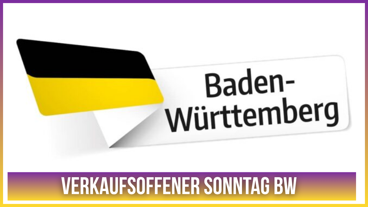 verkaufsoffener sonntag bw