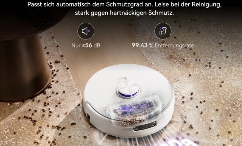 Saugroboter mit Absaugstation